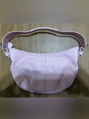 Coach Light Pink Leather mini soho y2k Bag one owner excellent quality